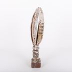 Unique Glazed Ceramic Art Sculpture, Sicily thumbnail 4