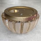 Vintage Plafonnière / Plafondlamp Glashutte thumbnail 5