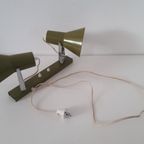 Mosgroene Anvia Lamp Dubbele Wandlamp Spotjes Muurlamp 70's thumbnail 13