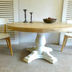 Prachtige Grote Ronde Mango Eettafel 140 Cm thumbnail 14