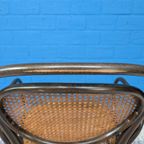 7x Vintage Rotan Stoelen, Model 215r, Thonet thumbnail 21