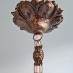 Art Deco Hanglamp In Gesatineerd Glas, 1920-30 thumbnail 9