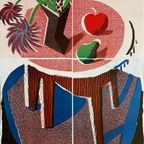 David Hockney, 'flowers, Apple & Pear On A Table, July 1986 thumbnail 10