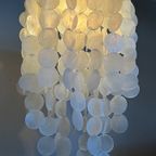 Meerdere Beschikbaar Capiz Schelpen Hanglamp Parelmoer Schelp Gouden Details ! Luxe Uitvoering thumbnail 10