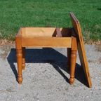 Antieke Grenen Tafel Met Uitklapbaar Blad thumbnail 8