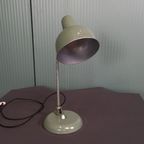 Bureaulamp Militair Met Kogelgewricht (Vintage) thumbnail 2