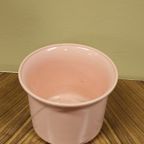 Vintage Roze Bloempot Plantenpot thumbnail 3