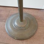 Vintage - Vloerlamp - Staande Lamp - Koper - Opaline Kap thumbnail 12