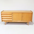Vintage Design Dressoir - Jaren '60 Licht Hout thumbnail 4
