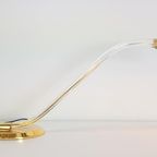 Vintage Messing Plexiglas Grupo Mci Bureaulamp '70 Regency thumbnail 2