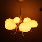 Mid-Century Melkglazen Bollamp thumbnail 4