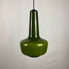 Green Opaline Glass Pendant Lamp 'Kreta' By Holmegaard By Jacob Bang 1960 thumbnail 2
