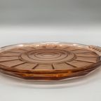 Rosaline Persglas Roze Art Deco Dienblad Jaren 30 thumbnail 3