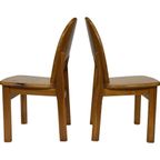 Vintage Set Van Vier Rainer Daumiller Grenen Stoelen Design thumbnail 18