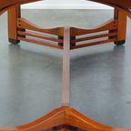 Zeer Mooie 4 Tot 6 Persoons Art Nouveau Design Eetkamertafel Van Schuitema Met Prachtige Details thumbnail 13