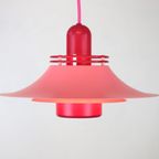 Geweldige Roze Gerestaureerde Deense Plafondlamp *** Deens Design *** Form Light *** Model 52401 thumbnail 2