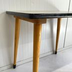 Vintage Kleuterschoolsetje Tafel & Schoolstoeltje Schuine Pootjes thumbnail 5