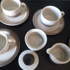 Mid Century Vintage Gerzit West Germany Koffie Of Thee Servies. 15 Delig. thumbnail 6