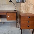 Vintage Vrijstaand Directie Bureau, Reliving thumbnail 18