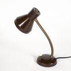 Hala Zeist - Bureaulamp - Model 703 - Flexibele Hals - Bruin - 60'S thumbnail 12