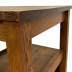 Art Deco Wandkast Vakkenkast Jaren 30 Eiken Open Kast thumbnail 18