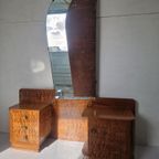 Art Deco Kaptafel Opmaak Tafel Make Up Design thumbnail 3