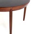 Palissander Ovalen Verlengbare Eettafel Tafel 'trespring' Vintage thumbnail 3