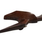 Vintage Houten Meeuw Wandvogels Mangohout Vintage thumbnail 4