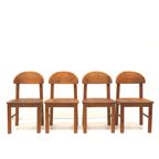 Set Van 4 Grenen Rainer Daumiller Eetkamerstoelen Gemaakt In De Jaren '70 thumbnail 4