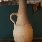 Terracotta Lamp En Originele Wollen Kap thumbnail 3
