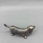 Basset Hound Miniatuur Verzilverd/zilver thumbnail 9