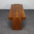 Vintage Bureau Walnoot, 1960s thumbnail 7