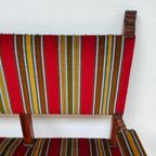 Antieke Vintage Franse Eikenhouten Bank, Halbank Eetkamerbank thumbnail 13