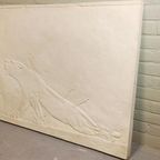 Assyrisch Reliëf Van Gewonde Leeuwin, Muurkunst, 86 X 74 Cm thumbnail 7