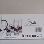 Luminarc “anaïs” Karafset – Vintage 1988. Karaf En 6 Glazen. thumbnail 9