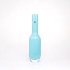 Tarnowiec Opaal Blauwe Glazen Vaas, 1970s thumbnail 8