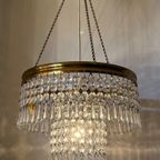 Art Deco Hanglamp Kristal Kroonluchter Met Punt Pegels thumbnail 4