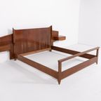 1950’S Italian Mid-Century Modern Double Bed Frame From Gio Ponti thumbnail 9