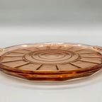 Rosaline Persglas Roze Art Deco Dienblad Jaren 30 thumbnail 4
