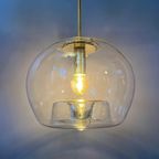 Vintage Doria Leuchten Glazen Hanger / Mid Century Moderne Lamp thumbnail 2