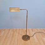 Messing Vloerlamp, Florian Schulz, Jaren 70 thumbnail 3