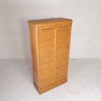 Eiken Rolluikkast Met 2 Luiken, 180 Cm Hoog, Jaren 30 thumbnail 4