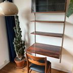 Pastoe Wandsysteem Met Bureau In Palissander 1960S thumbnail 4