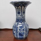 Vintage Delftsblauwe Vaas Tulpvaas Porselein thumbnail 5