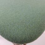 2 Deense Eetkamer Stoelen Teak Nieuw Gestoffeerd Ploegstof thumbnail 5