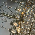 Vintage Xl Kristallen Kroonluchter Hanglamp Zakkroonluchter thumbnail 5