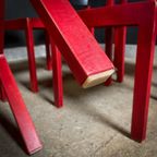 Grote Partij Vintage Houten Canto Design Stoelen Door Schlapp Möbel thumbnail 11