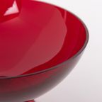 Vintage Glass Bowl From Monica Bratt For Reijmyre Glasbruk, Sweden 1950’s thumbnail 5