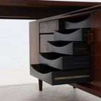 Rosewood Executive Desk Model 209 By Arne Vodder For Sibast 1955 thumbnail 8