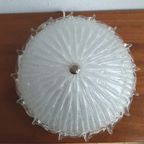 Vintage Ijsglas Plafondlamp Plaffoniere Wandlamp thumbnail 6